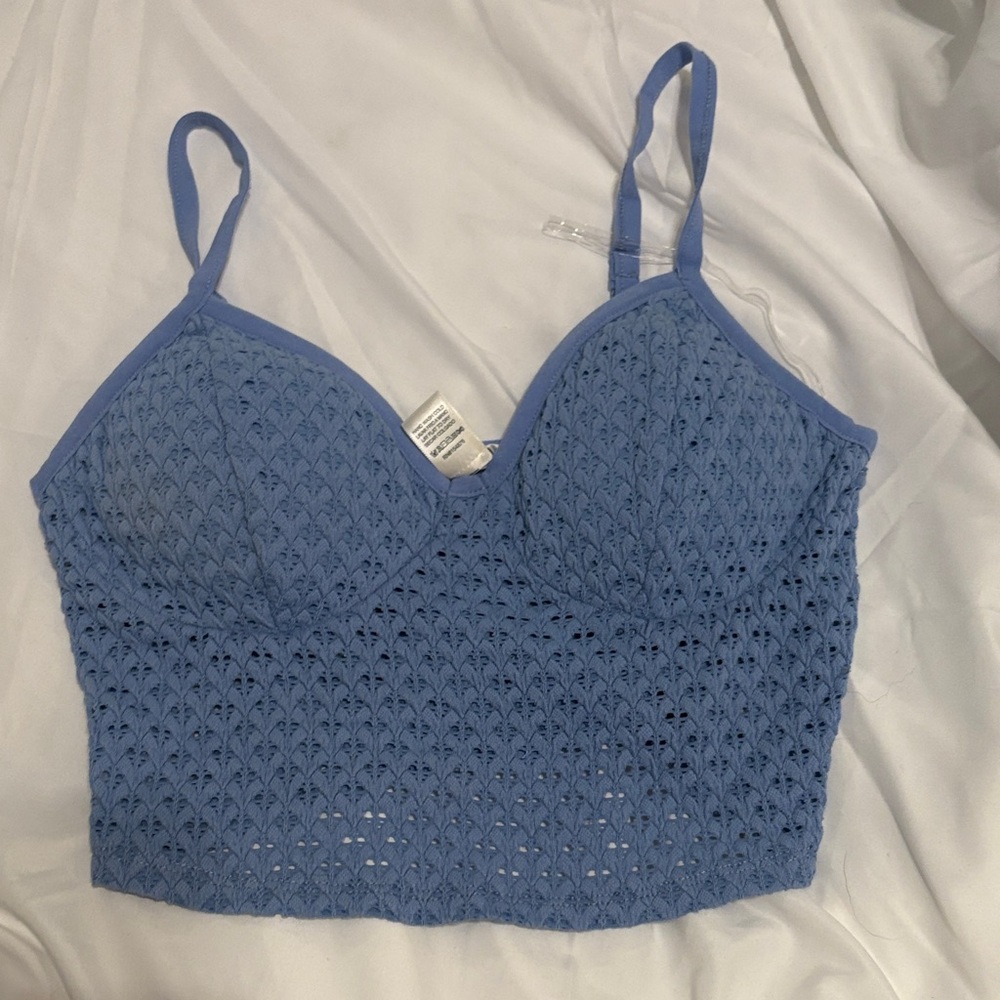 Bozzolo Periwinkle Crochet Bralette